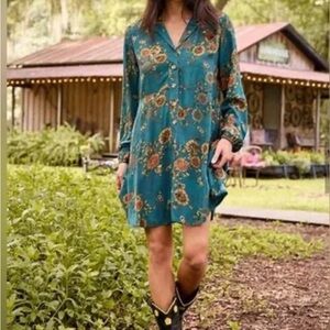 Natural Life Ansley Woven Tunic Shirt Dress